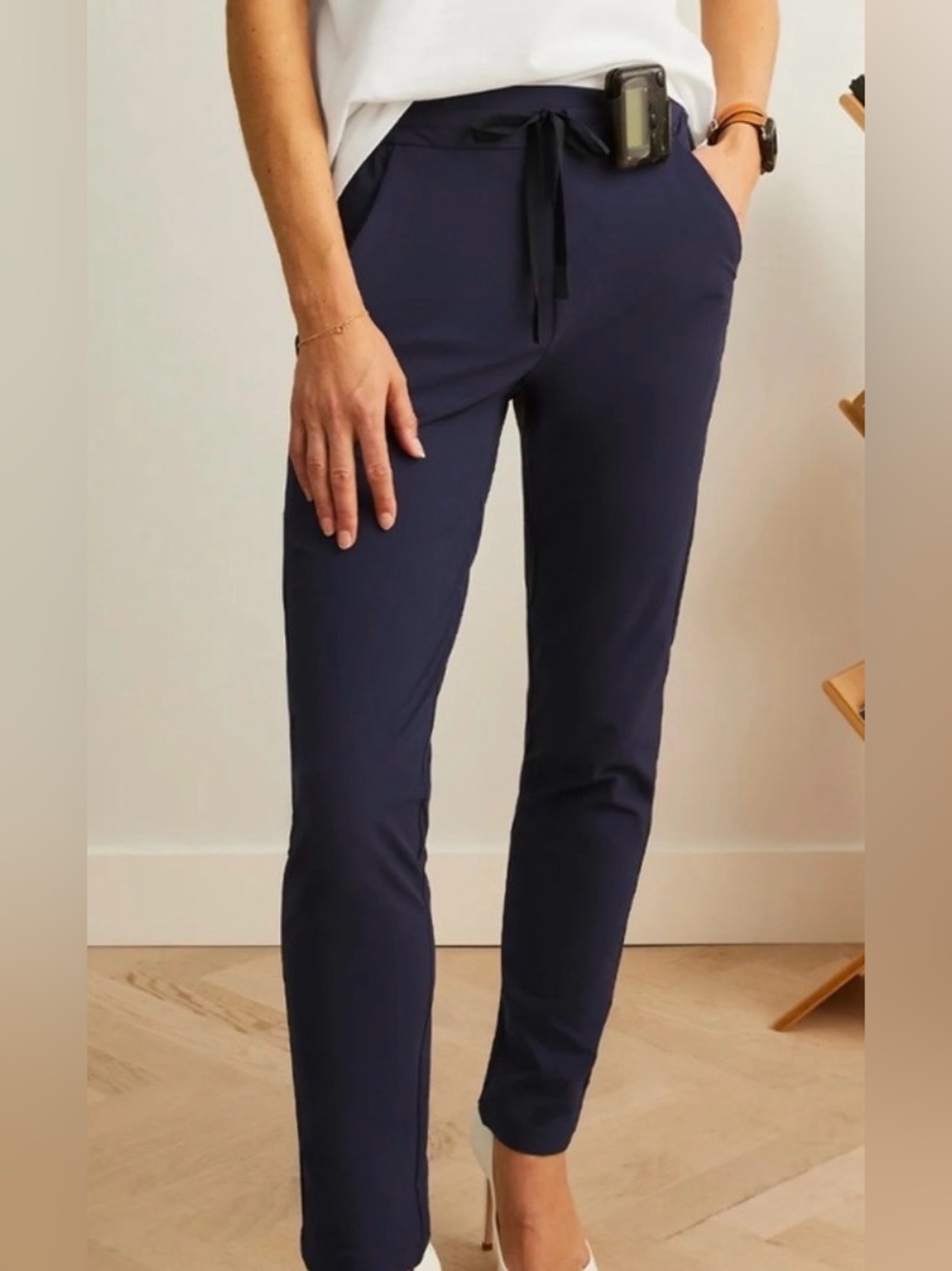 FIGS Pro Off Duty Technical Trouser Scrub Pants Navy XS W22WW2003